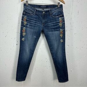 Driftwood Women’s size 29 Embroidered Ankle Stretch Jeans